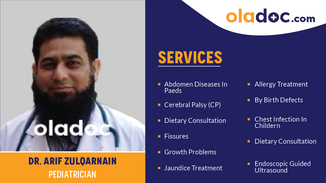 Services provided by Dr.Arif Zulqarnain